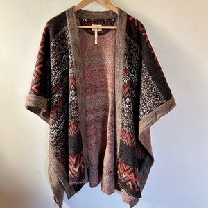 Wilfred Free Wool Shawl Poncho